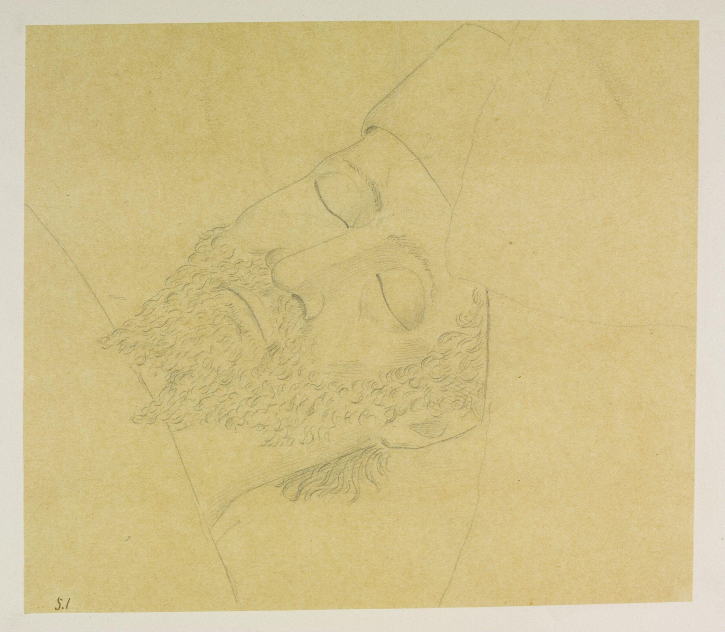 Tracing from 'The Dream of Constantine', by Piero della Francesca., Austen Henry Sir GCB Layard, 19th century