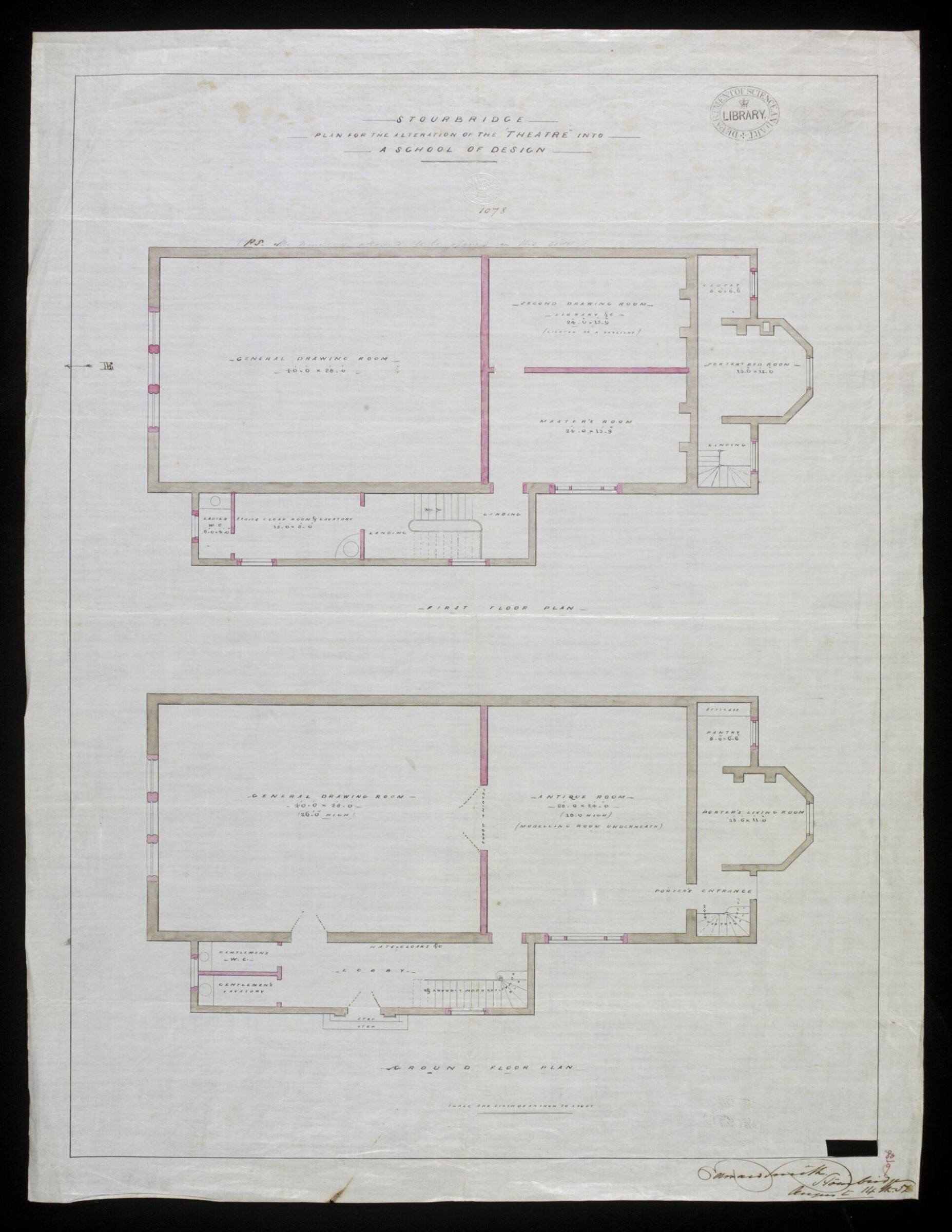 Drawing, Edward Smith, mid 19th century