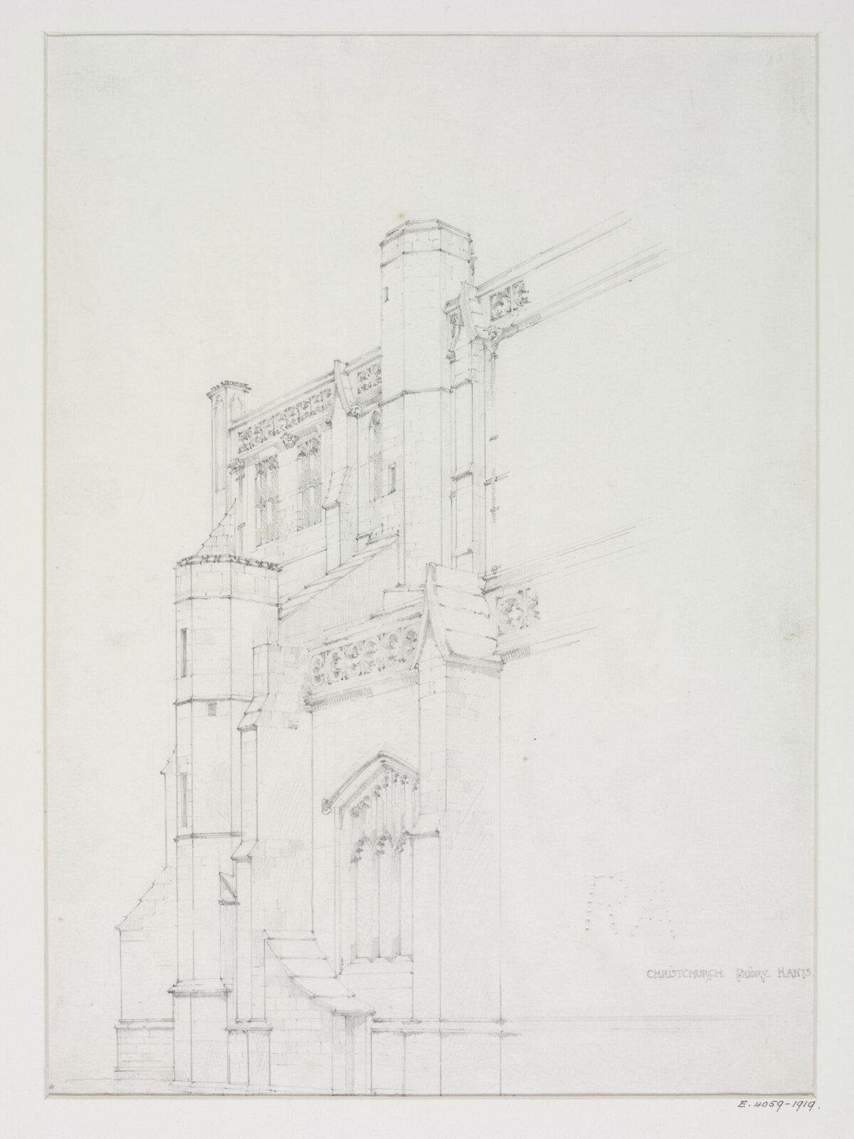Drawing, Bernard H. Esq. Webb, 1873-1919