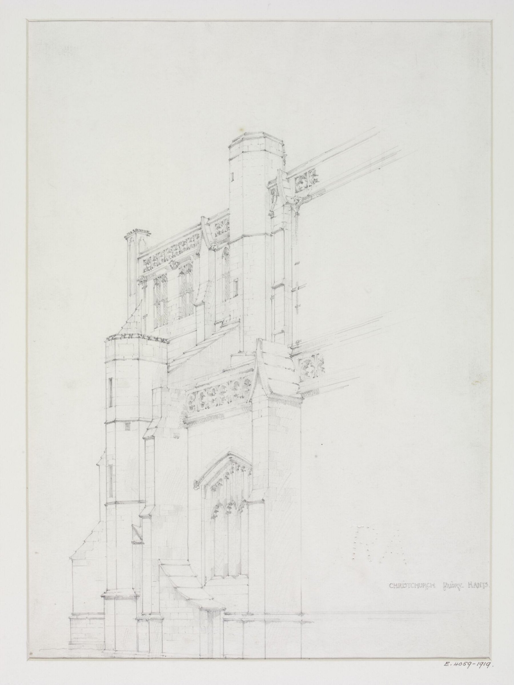 Drawing, Bernard H. Esq. Webb, 1873-1919