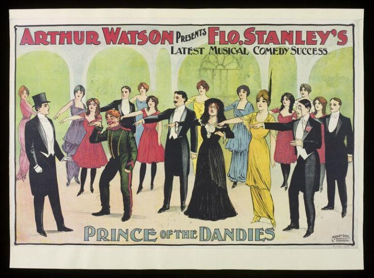 Poster for a touring production of 'Prince of the Dandies' image