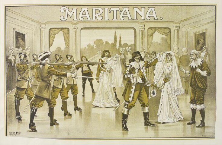 Poster for a touring production of 'Maritana' top image