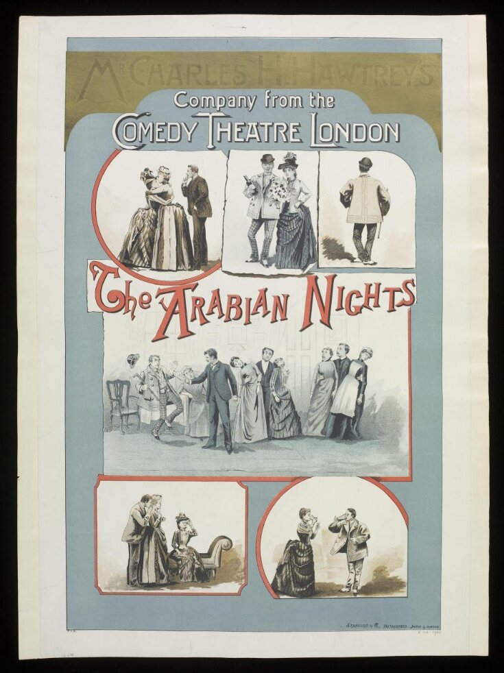 The Arabian Nights, c. 1887 top image