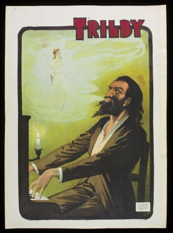 Poster for a touring production of Trilby