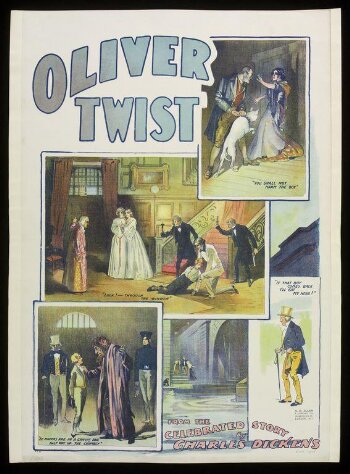 Poster for a touring production of Oliver Twist