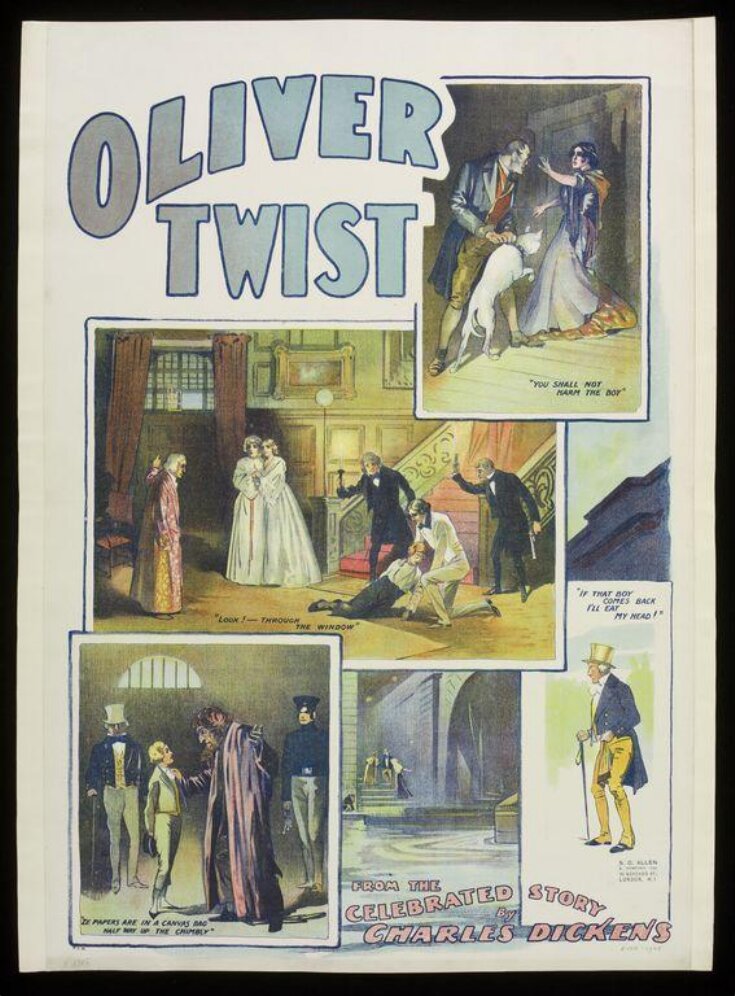 Poster for a touring production of Oliver Twist top image