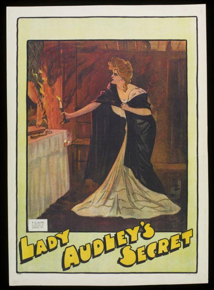 Poster for a touring production of Lady Audley's Secret image