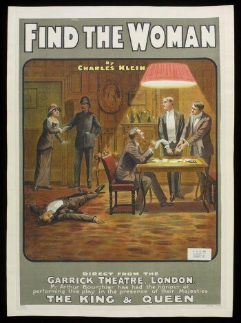 Poster for a touring production of Find the Woman