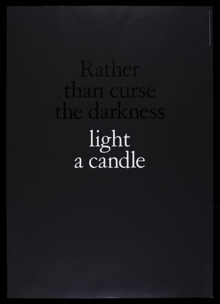 Rather than Curse the Darkness Light a Candle image