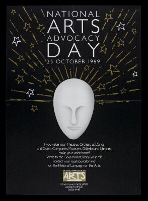 National Arts Advocacy Day, 25th October 1989