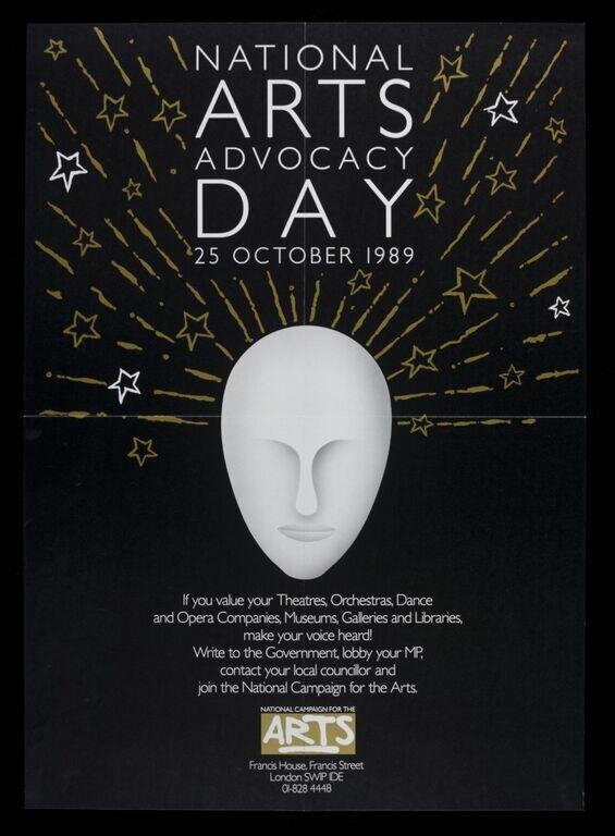 National Arts Advocacy Day, 25th October 1989