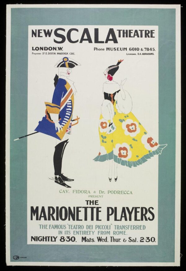 The Players at the New Scala Theatre Unknown V&A Explore