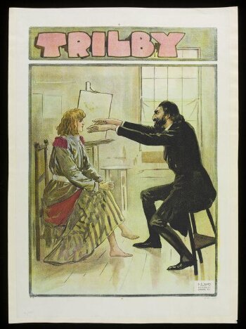 Poster for a touring production of Trilby