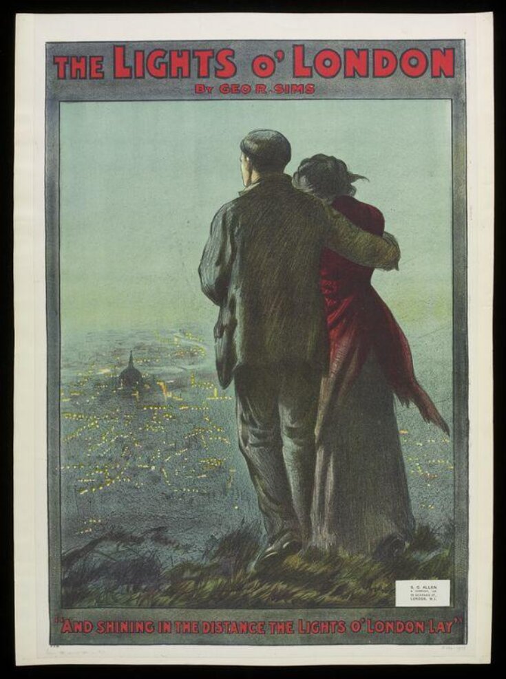 Poster for a touring production of The Lights O' London top image