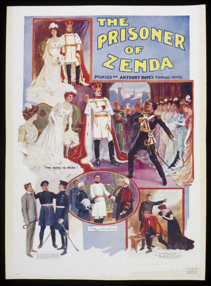Poster for a touring production of The Prisoner of Zenda top image