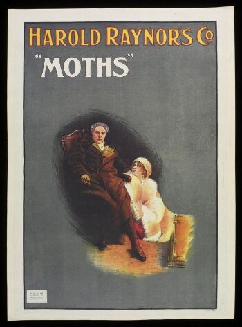 Poster for a touring production of Moths