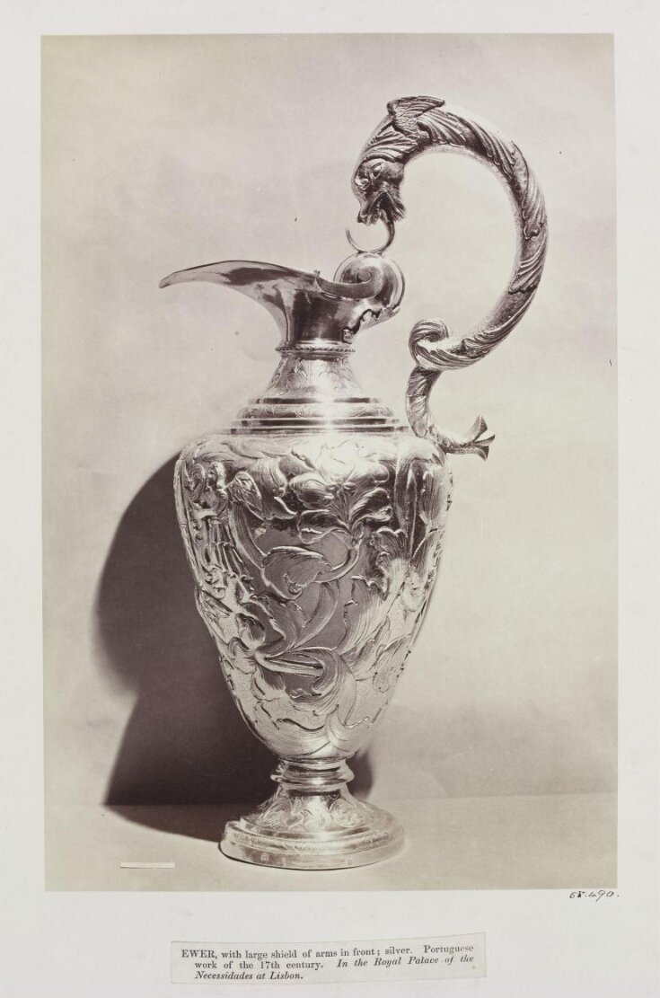 Silver Ewer with shield of arms, Palace of Necessidades, Lisbon image