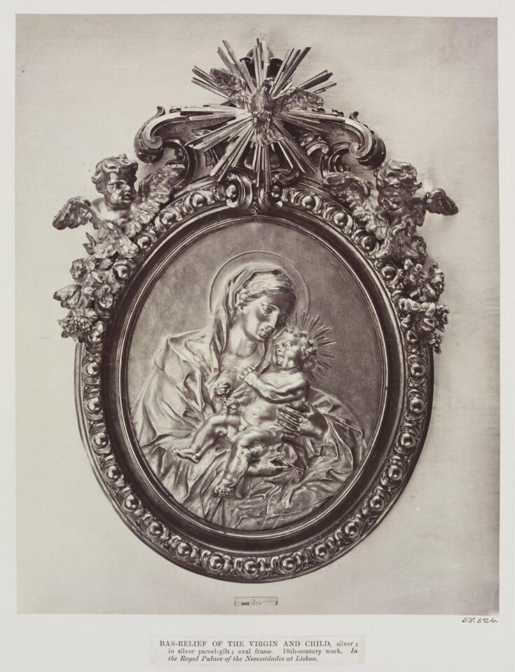 Silver Bas-Relief of the Virgin and Child, Palace of Necessidades, Lisbon image