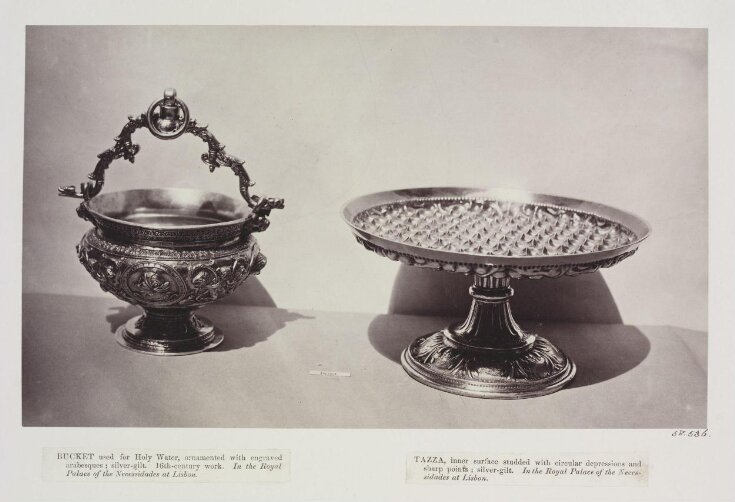 Silver-gilt Bucket and Tazza, Palace of Necessidades, Lisbon image