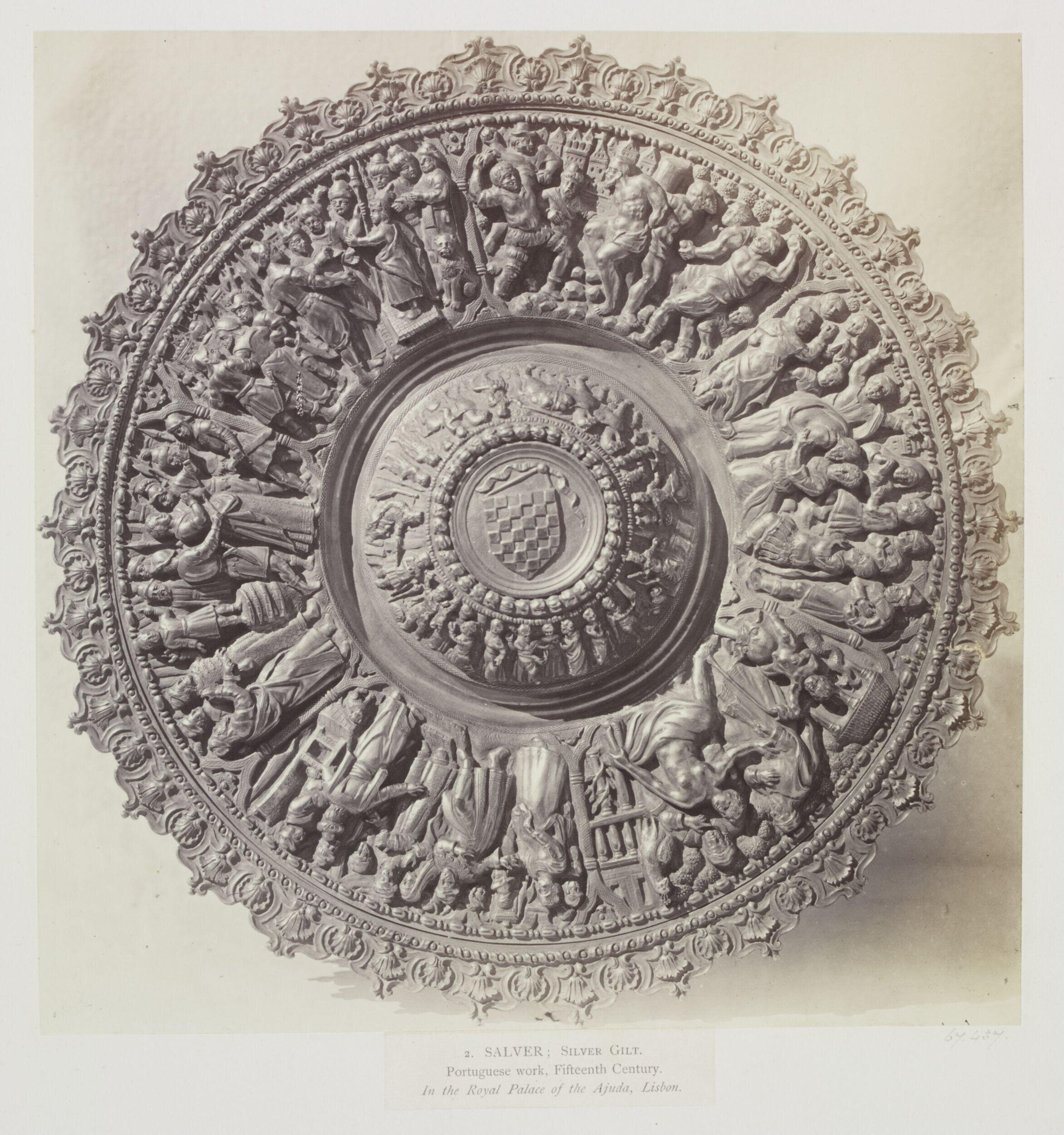  Silver-gilt Salver, Royal Palace of Ajuda, Lisbon