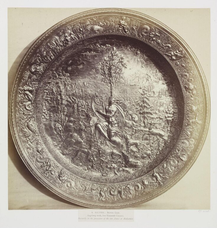 Silver-gilt Salver formerly belonging to James de Rothschild image