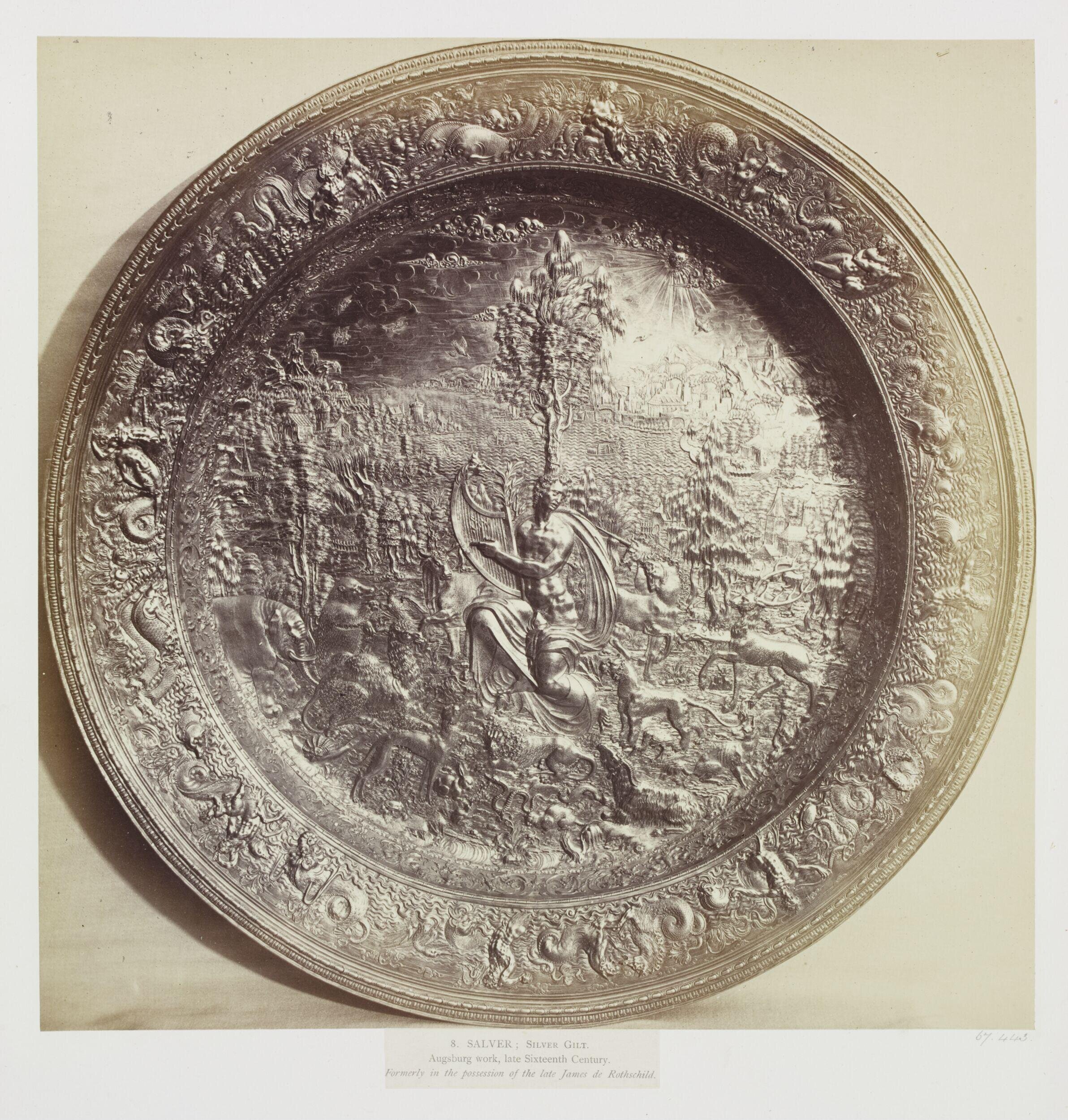 Silver-gilt Salver formerly belonging to James de Rothschild
