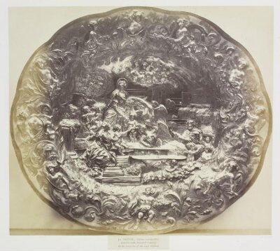 German silver parcel-gilt Salver belonging to Lord Clifford