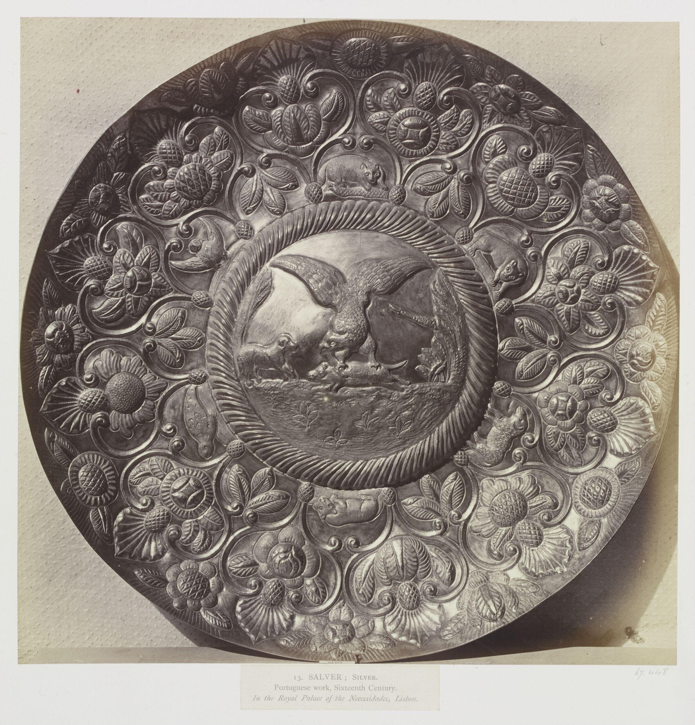 Silver Salver, Palace of Necessidades, Lisbon
