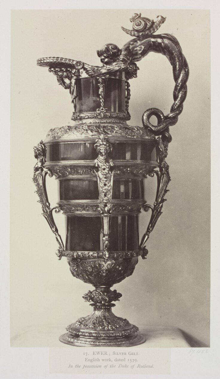 English silver-gilt Ewer belonging to the Duke of Rutland top image