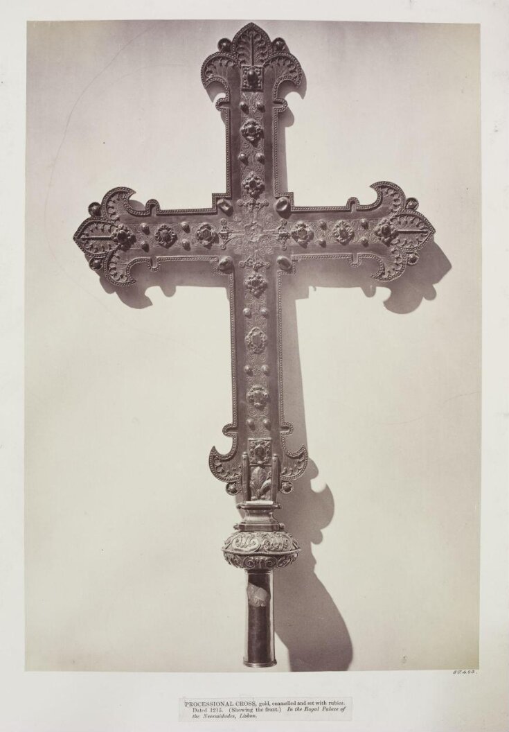 Processional Cross, gold and enamelled, Palace of Necessidades, Lisbon top image