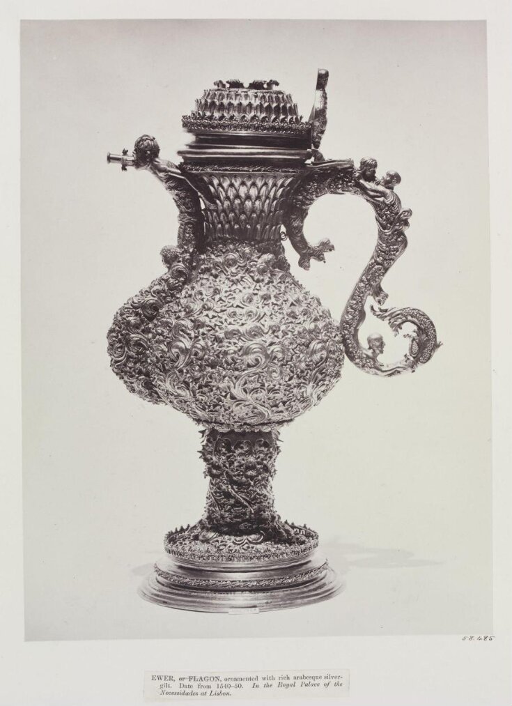 Silver-gilt Ewer or Flagon with arabesques, Palace of the Necessidades, Lisbon top image
