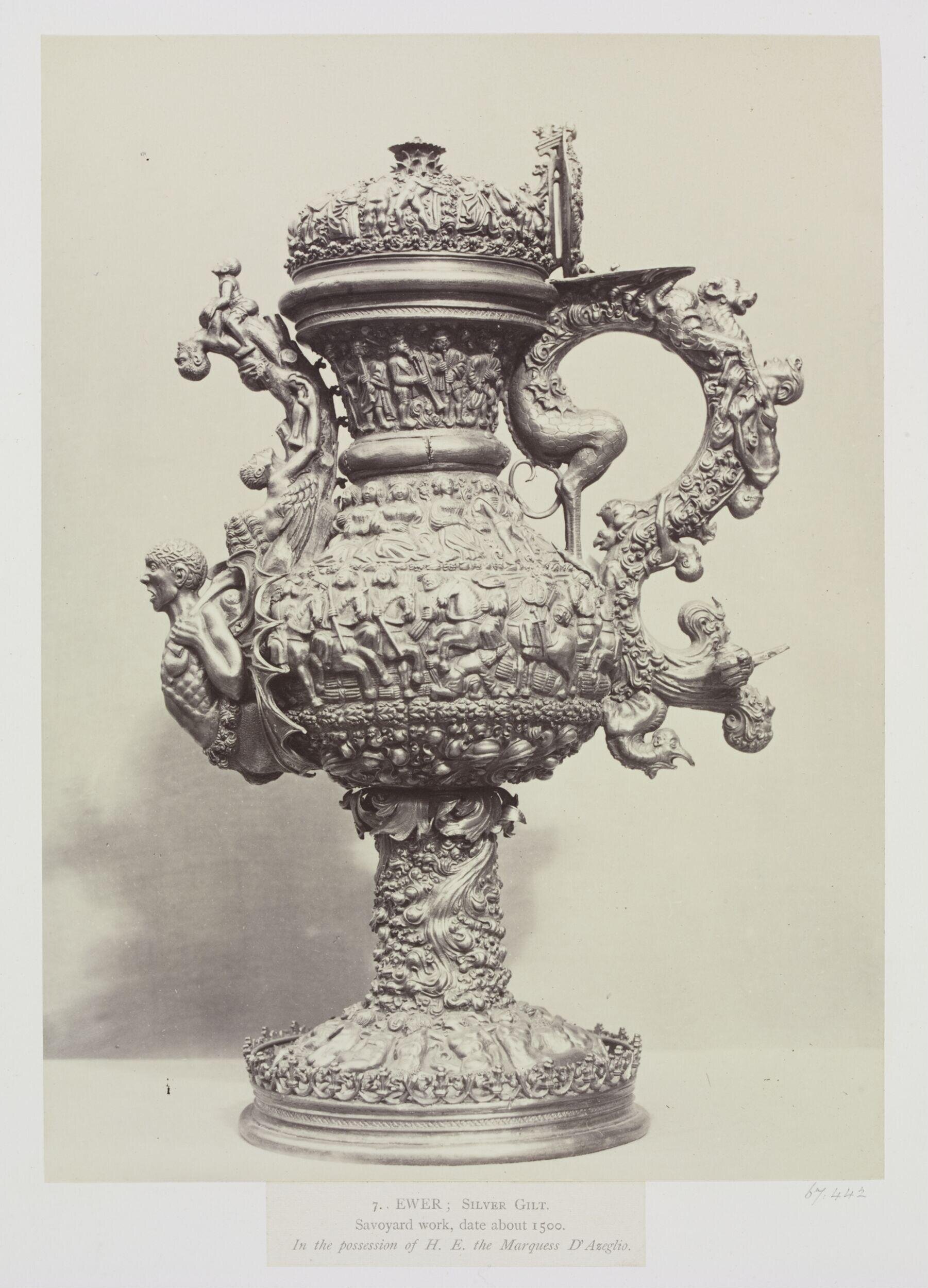  Silver-gilt Ewer belonging to Marquess D'Azeglio