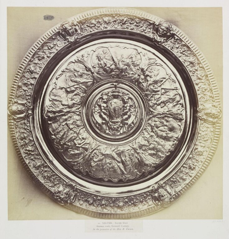 Silver-gilt Salver belonging to the Hon. R. Curzon image