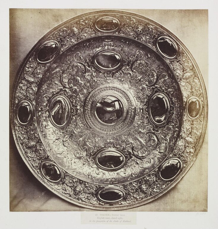 English silver-gilt Salver belonging to the Duke of Rutland image