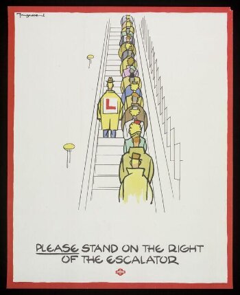 <i>Please</i> Stand On The Right Of The Escalator