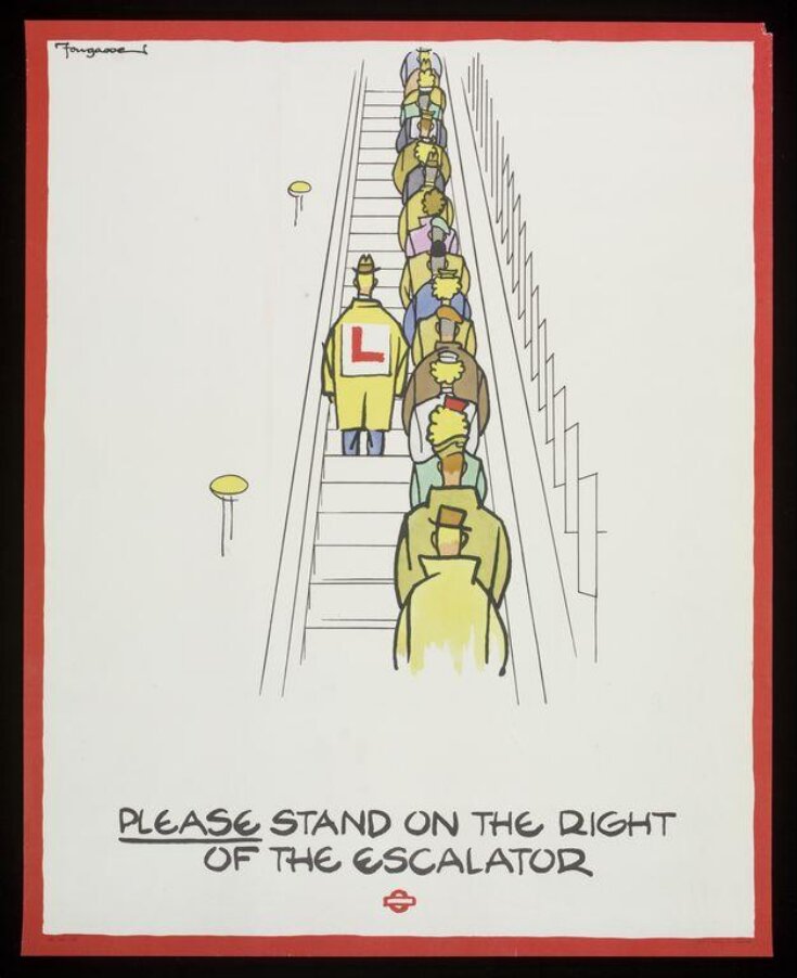 Please Stand On The Right Of The Escalator top image