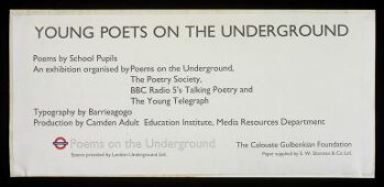 Young Poets on the Underground