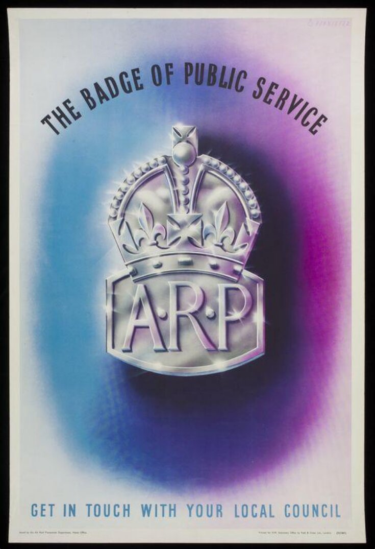 A.R.P. The Badge of Public Service top image