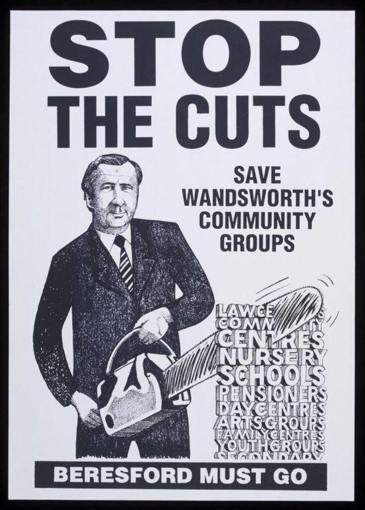 Stop the Cuts.  Beresford Must Go.  Save Wandsworth's Community Groups top image