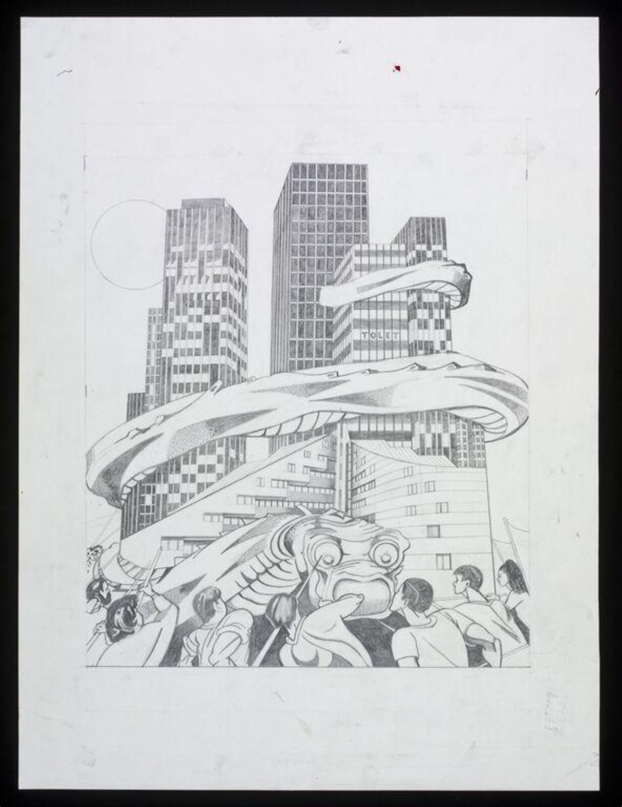 Drawing, Brian Barnes, ca. 1985