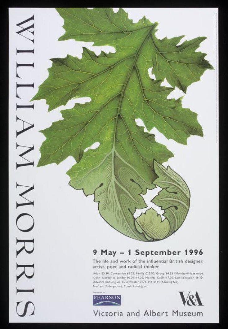 William Morris V&A Museum Exhibition Poster - Acanthus