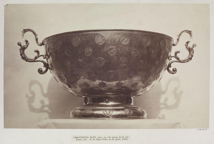Royal Palace of Ajuda, Lisbon, Christening bowl, silver top image