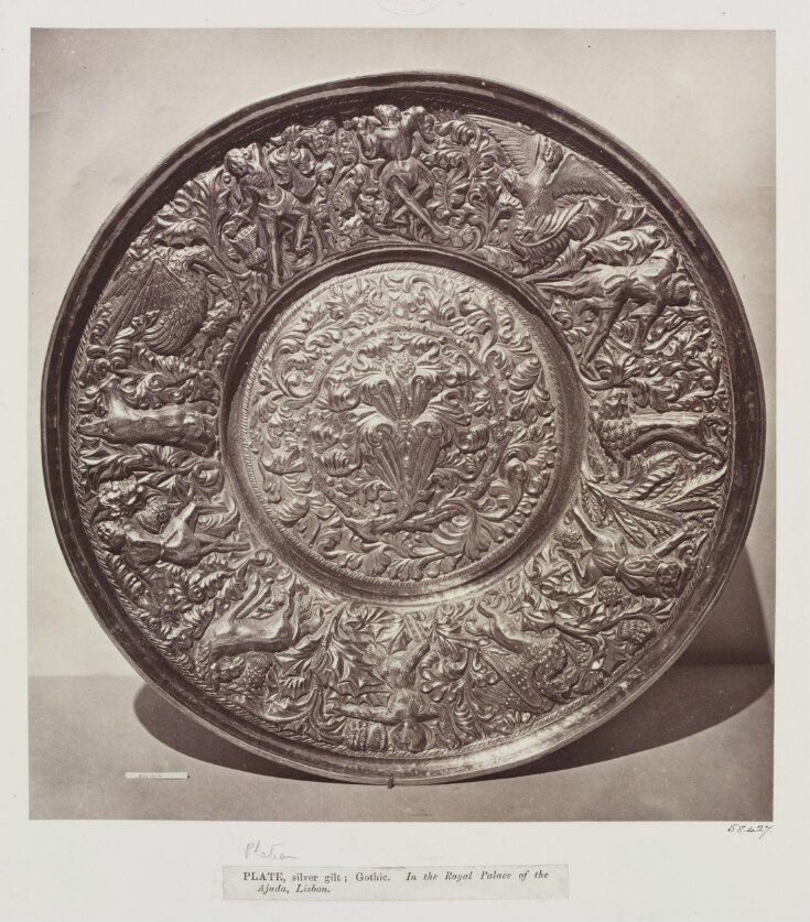 Silver-gilt plate, Royal Palace of Ajuda, Lisbon top image