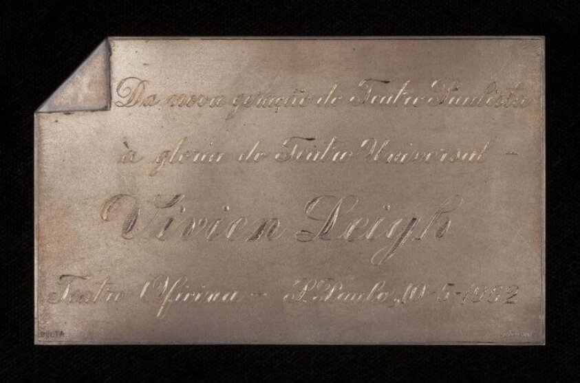 Award presented to Vivien Leigh (1962) by Nicolò della Casa