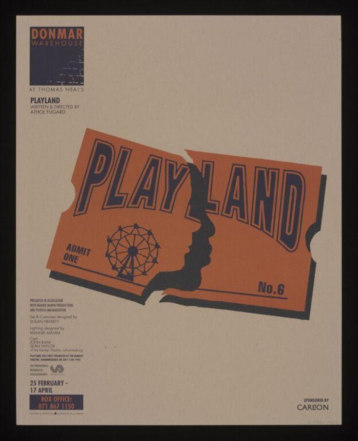 Playland poster top image