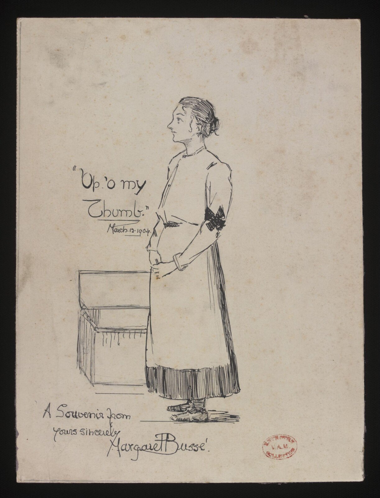 'Op 'o my Thumb', Margaret Bussé, 1904