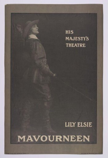 His Majesty's Theatre poster