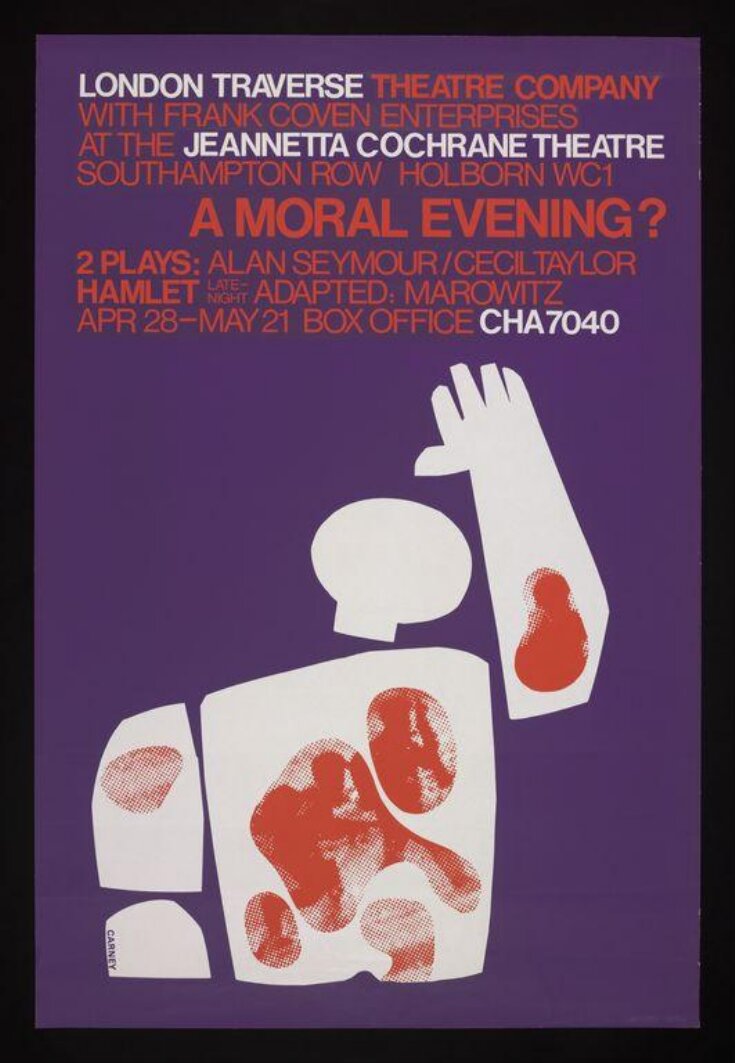 Poster advertising A Moral Evening?  top image