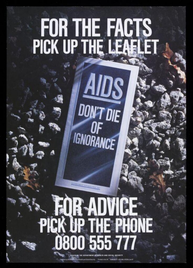 AIDS : For The Facts Pick Up A Leaflet top image