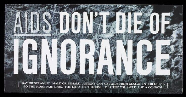 Aids. Don't Die Of Ignorance. image